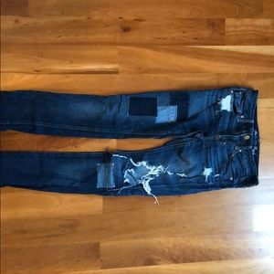 American Eagle Ripped Skinny Jeans